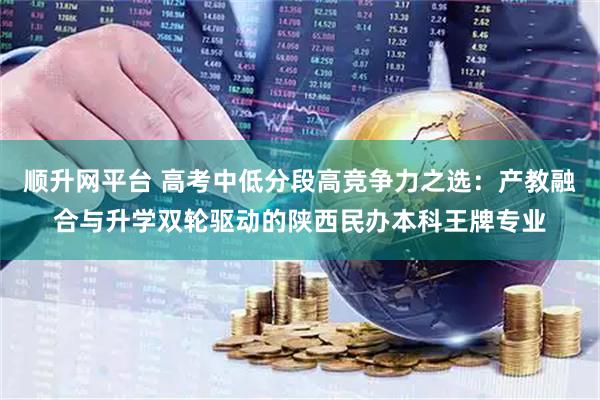 顺升网平台 高考中低分段高竞争力之选：产教融合与升学双轮驱动的陕西民办本科王牌专业